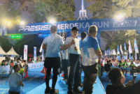 Wawako Azhar Hamzah ikut meramaikan Presisi Merdeka Run 2026