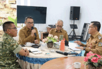Wako Alfin mengevaluasi penataan Pasar Tanjung Bajure