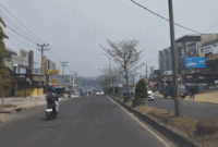 Kabut asap tebal menyelimuti sejumlah wilayah Kota Jambi