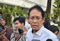 Menteri Keuangan (Menkeu) Purbaya Yudhi Sadewa menjawab pertanyaan wartawan saat dia ditemui di Istana Kepresidenan RI, Jakarta, Jumat (31/7/2026). ANTARA/Fathur Rochman.