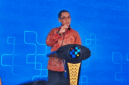 Dirjen Pengawasan Ruang Digital Komdigi, Alexander Sabar, saat memberikan keterangan di Press Room, Kementerian Komunikasi dan Digital (Komdigi), Selasa (7/4/2026).