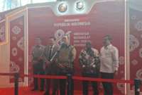 Pimpinan I BPK Nyoman Adhi Suryadnyana memberikan keterangan kepada awak media usai penyerahan Laporan Hasil Pemeriksaan (LHP) Tahun Anggaran 2025