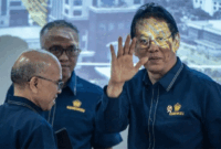 Menteri Keuangan Purbaya Yudhi Sadewa menjawab pertanyaan wartawan saat konferensi pers di Kantor Kementerian Keuangan, Jakarta
