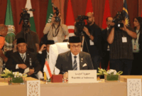 Wakil Menteri Luar Negeri Arrmanatha Nasir menghadiri Pertemuan Tingkat Menteri mengenai Yerusalem di Amman, Yordania, Rabu (5/8/2026). Foto: Kemlu RI
