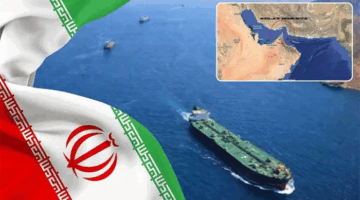 Kolase foto Iran dan Selat Hormuz