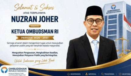 Nuzran Joher, Ketua Ombudsman RI 2026–2031.