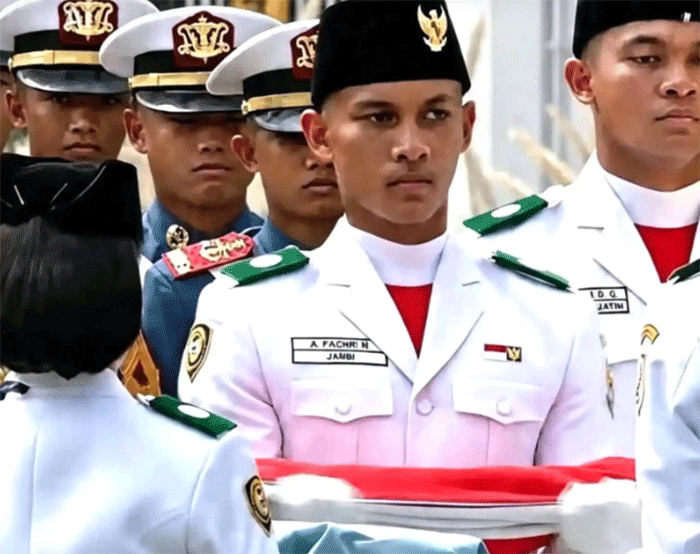 Achmad Fachri Mubarok, Paskibraka Asal Jambi. ist