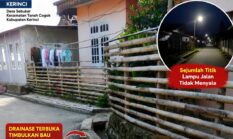 Warga Sebukar Keluhkan Bau Menyengat Dari Air Drainase Terbengkalai