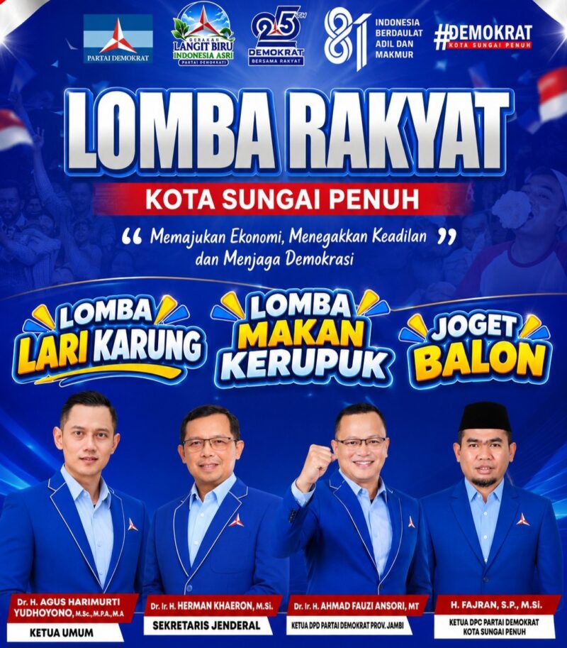 Ketua DPC Partai Domokrat Kota Sungai Penuh H Fajran.