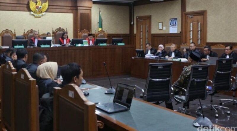 Sidang Mantan Menteri Agama (Menag) Yaqut Cholil Qoumas kasus dugaannkorupsi kuata Haji.