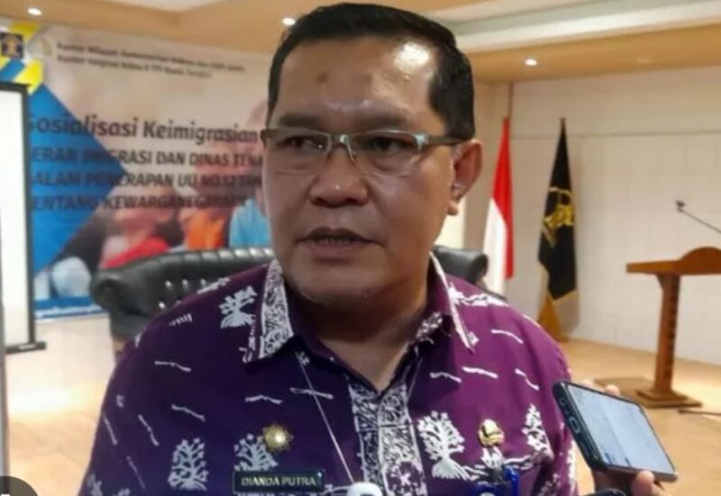 Plt Dishub Kota Sungai Penuh Dianda Putra juga Asisten I Sekda Kota Sungai Penuh.
