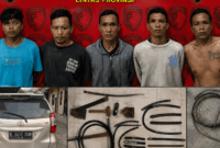 Polres Kerinci Bekuk Komplotan Pencuri Kabel Telkom Lintas Provinsi