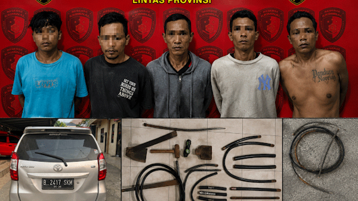 Polres Kerinci Bekuk Komplotan Pencuri Kabel Telkom Lintas Provinsi