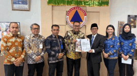 Wako Alfin menemui BNPB untuk mengajukan dukungan rehabilitasi infrastruktur dan penanganan bencana di Kota Sungai Penuh.