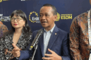 Menteri Energi dan Sumber Daya Mineral (ESDM) Bahlil Lahadalia memberi keterangan setelah menghadiri acara Electricity Connect 2026 yang digelar di Tangerang, Banten, Selasa (22/9/2026). (ANTARA/Putu Indah Savitri)