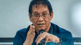 Menteri Keuangan Purbaya Yudhi Sadewa menjawab pertanyaan wartawan saat konferensi pers di Kantor Kementerian Keuangan, Jakarta, Rabu (5/8/2026). Foto: Bayu Pratama S/ANTARA FOTO