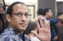 Terdakwa kasus dugaan korupsi pengadaan Chromebook dalam program digitalisasi pendidikan di Kemendikbudristek Nadiem Anwar Makarim 