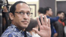 Terdakwa kasus dugaan korupsi pengadaan Chromebook dalam program digitalisasi pendidikan di Kemendikbudristek Nadiem Anwar Makarim 