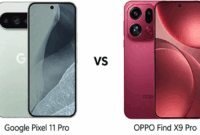 Smartphone Google Pixel 11 Pro dan OPPO Find X9 Pro. Foto: Gizmochina. /Edited by Abu Bakar Boli/