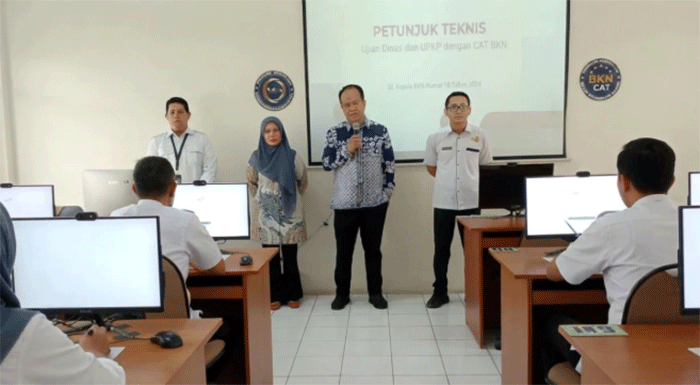 BKPSDM melaksanakan ujian dinas dan ujian penyesuaian ijazah bagi ASN Kota Sungai Penuh.