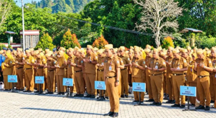 Apel Kedisiplinan ASN Kota Sungai Penuh. (Foto: Diskominfosta Kota Sungai Penuh)