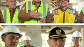 Wako Alfi SH didampingi Sekda Alpian dan Wakil Ketua DPRD Kota Sungai Penuh Harfizal bersama Ketus Komisi III Sidak kelokasi Pembangunan Pasar Beringin Jaya yang berahkir masa kontrak oktober 2026.setelah perpanjangan kontrak.