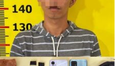 Tersangka BDS dan Barang Bukti diamankan Satnarkoba Polres Kerinci