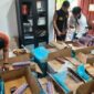 Rokok diduga ilegal yang berhasil diamankan, banyak lagi jenis rokok lain tidak sesui pita cukai yang sama masih beredar