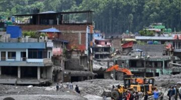 Kondisi pasca banjir bandang  dinepal