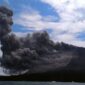 Erupsi abu vuljanik Anak Gunung  Krakatau terpantau menyebar di 5 Provibsi Jawa dan Sumatera