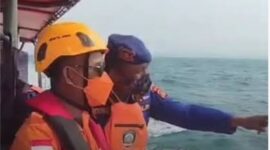 Tim SAR Gabungan Terus Melakukan operasi pencarian Lima Jurnalis yang hilang saat meliputi erupsi Anak Gunung Krakatau 