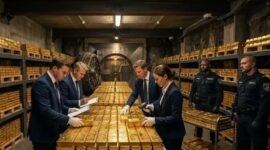 Bank Sentral Belanda pindahkan cadangan emas 86 ton dari Amerika Serikat.