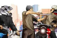 Dua begal satu diduga tewas kecelakaan