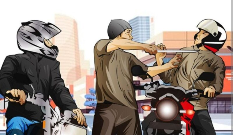 Dua begal satu diduga tewas kecelakaan