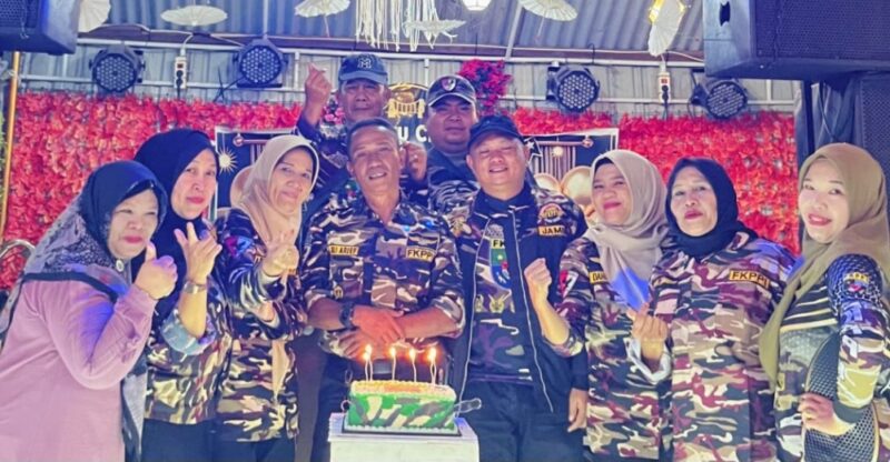 Anggota FKPPI Kota Sungai Penuh dengan kekompakan Memperingati HUT Ke 48.