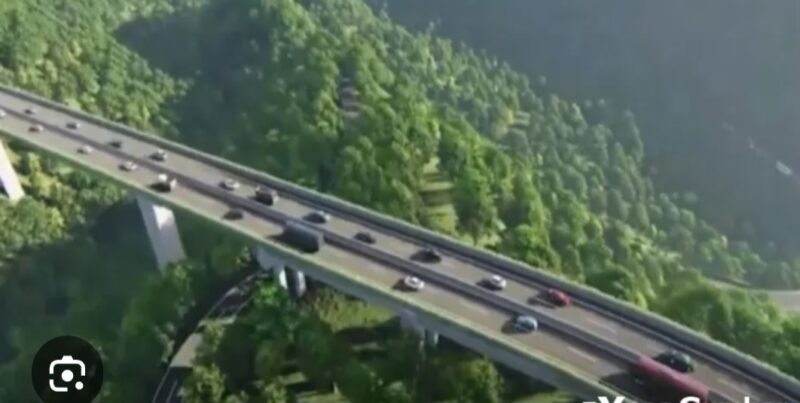 Ilustrasi mega proyek flyover Sungai Penuh Tapan