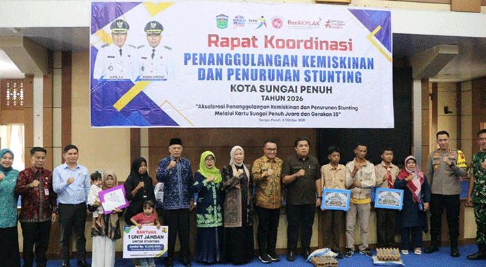 Wali Kota Alfin Buka Rakor Penanggulangan Kemiskinan dan Stunting