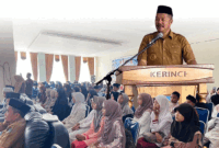 Bupati Monadi membuka Seleksi Beasiswa Kerinci Cerdas 2026 cabang Hafidz Al-Qur’an untuk mencetak generasi Qur’ani yang cerdas dan berakhlak mulia.