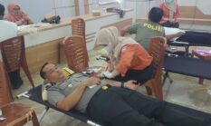 Peringati Hari Jadi Humas Polri ke-75, Polres Kerinci Gelar Donor Darah