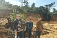 Polisi menangkap tiga pelaku PETI dan mendalami lima nama yang diduga terlibat dalam aktivitas penambangan di lahan Pemkab Merangin, Talang Kawo, Bangko, 13 Agustus 2026. 