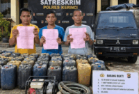  Pelangsir Solar Subsidi Ditangkap Polres Kerinci.