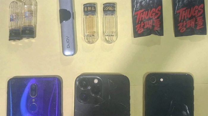 Barang bukti narkoba jenis cairan (liquid) vape berisi zat etomidate berhasil di diamankan Satresnarkoba Polres Bungo. ANTARA/HO-Humas Polres Bungo.
