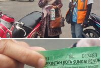 Juru parkir jalan Sisingmangarya Yendra Diaraman 