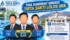Tiga kandidat Direksi Perumda Trita Sakti Hasil proses Fit and Proper Test Tim Indeoendent.