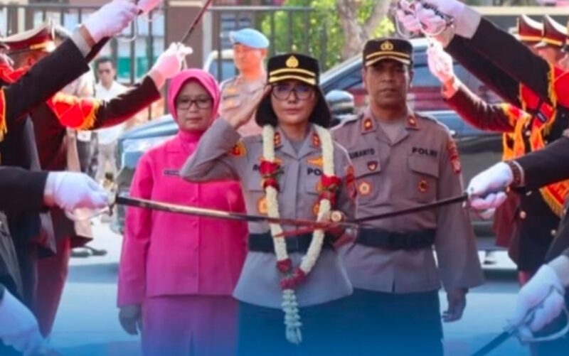 AKBP Rosana Albertina Labobar, S.I.K., M.Si., Polwan Pertama resmi mengawali tugas sebagai Kapolres Gunungkidul