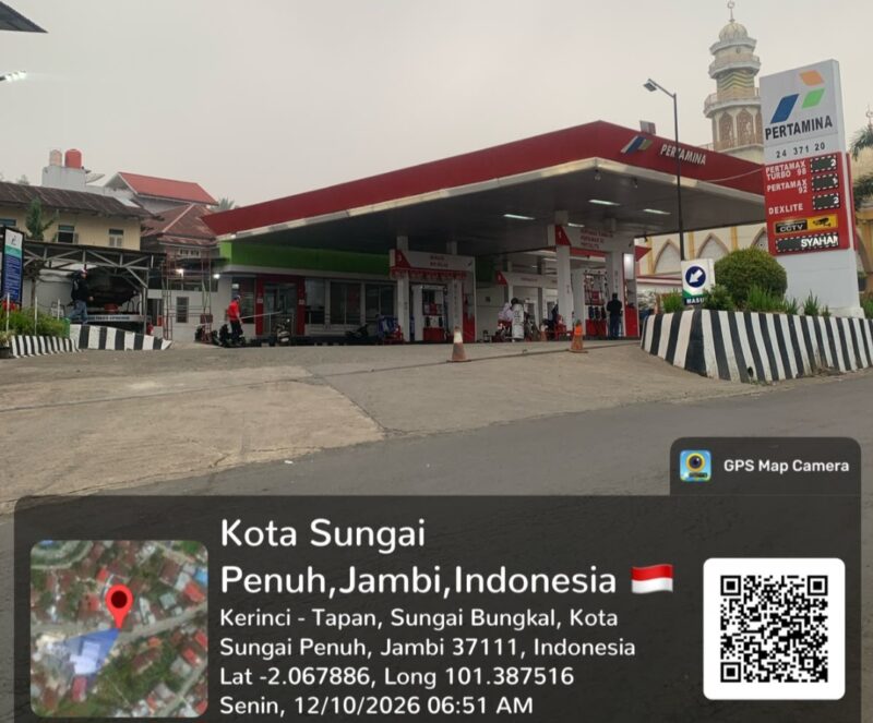 SPBU 24.371.20 Playang Raya Kota Sungai Penuh kehabisan Stok BBM. 