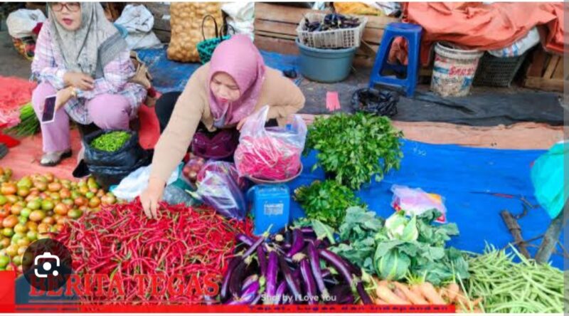 Harga cabai merah dan cabai rawit dipasar Tradisional Tanjung Bayure mengalami lonjakan harga Rp 90 ribu per kilogram.