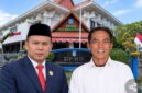 Wakil ketua DPRD Kota Sungai Penuh  Hardizal, S,Sos, MH dan Anggota Komisi II DPRD Pahruddin.