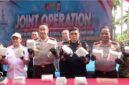 Kapolri Jendral Pol Sayudi Ario Seto bersama tim Gabungan berhasil ungkap Laboratorium sabu di Aceh.