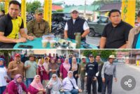 Wako Sungai Penuh Alfin, bersama Kapolres, Dandim 0417 Kerinci, Ketua DPRD Kota Sungai Penuh, Wawako, Sekda goro bersama masyarakat.